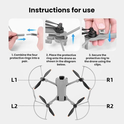Soporte protector de hélices BRDRC para DJI Mini 5 Pro (Gris) — imagen 8