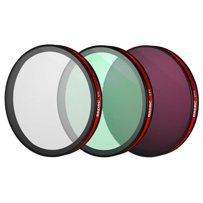 Lentes Accesorios para BRDRC, especificaciones: UV+CPL+ND16 para DJI Osmo Action 6