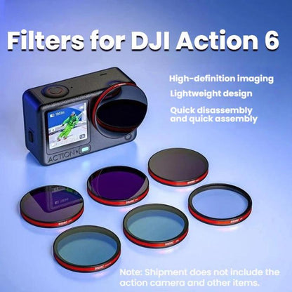 Lentes Accesorios para BRDRC, especificaciones: Filtro CPL para DJI Osmo Action 6 — imagen 4