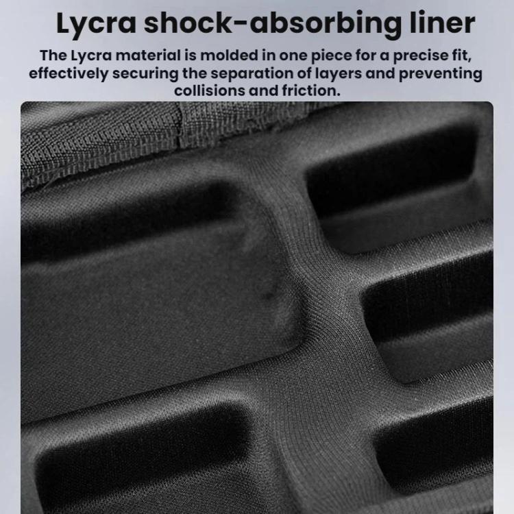 Bolsa protectora de transporte para cámara de acción BRDRC para DJI Osmo Action 6 (negra) — imagen 3