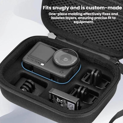 Bolsa protectora de transporte para cámara de acción BRDRC para DJI Osmo Action 6 (negra) — imagen 5