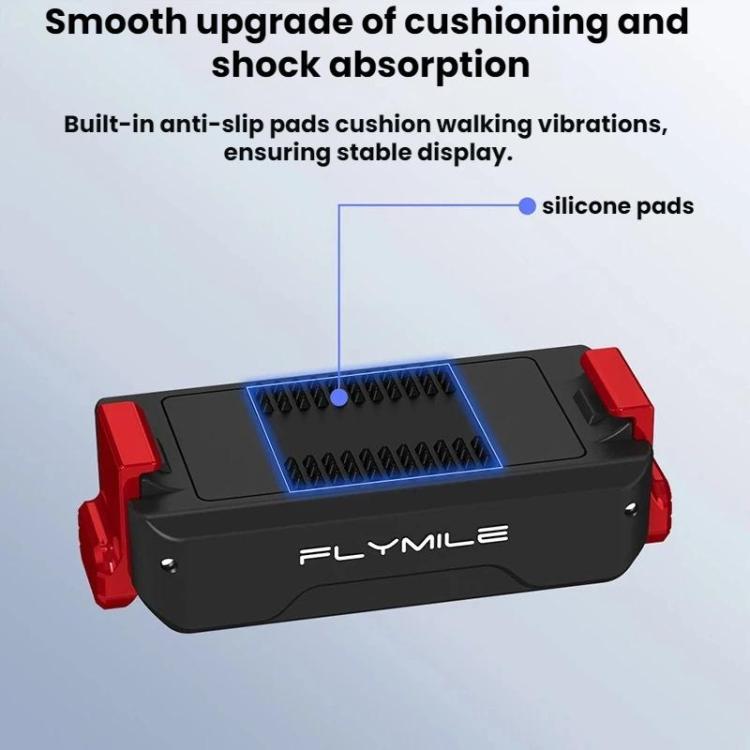 Base Adaptador de expansión de 1/4" con magnética de liberación rápida Flymile para DJI Osmo Action 6 (negro) — imagen 3