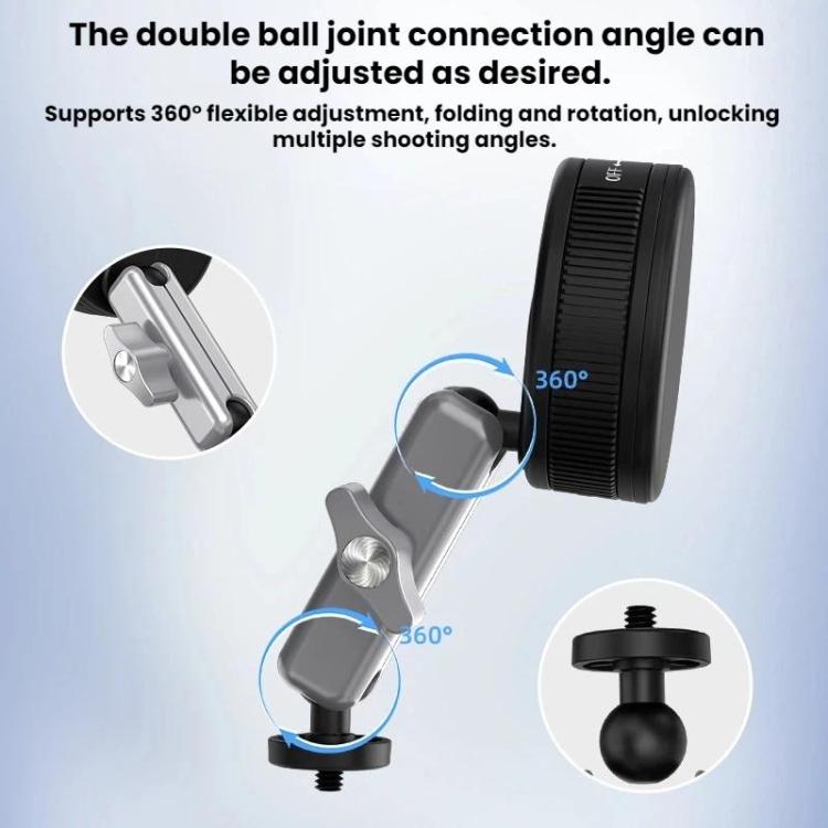 Soporte de ventosa para auto Flymile para DJI Osmo Pocket 3 / Osmo Action 6 (FLY052) para DJI DJI Osmo Pocket 3, DJI Osmo Ac…