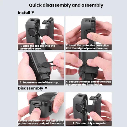 Funda protectora antigolpes para pantalla BRDRC de para DJI Osmo Pocket 3 (negra) — imagen 10