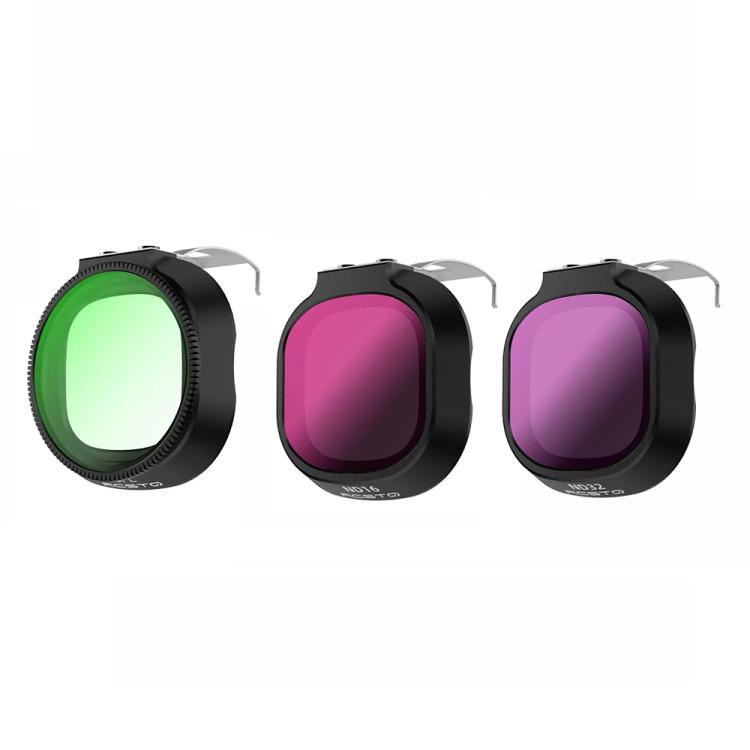 Filtros RCSTQ para dron 2: polarizadores, lentes suaves y reductores de luz. Accesorios incluidos: CPL+ND16+ND32 para DJI Neo