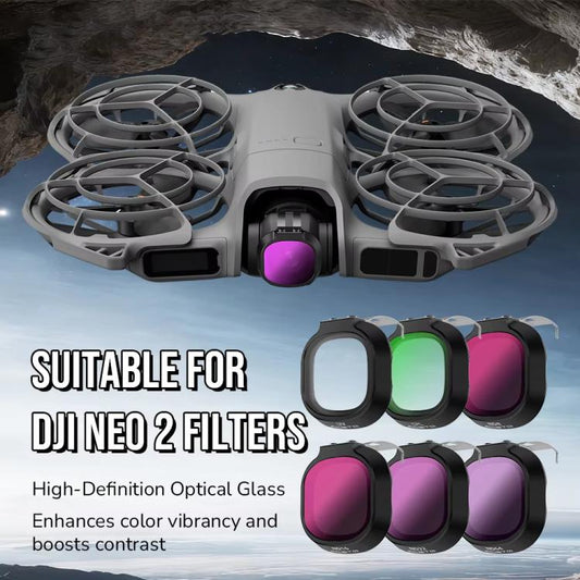 Filtros polarizadores para drones 2 RCSTQ, lentes suaves para cámara voladora, accesorios para reducción de luz, especificac…