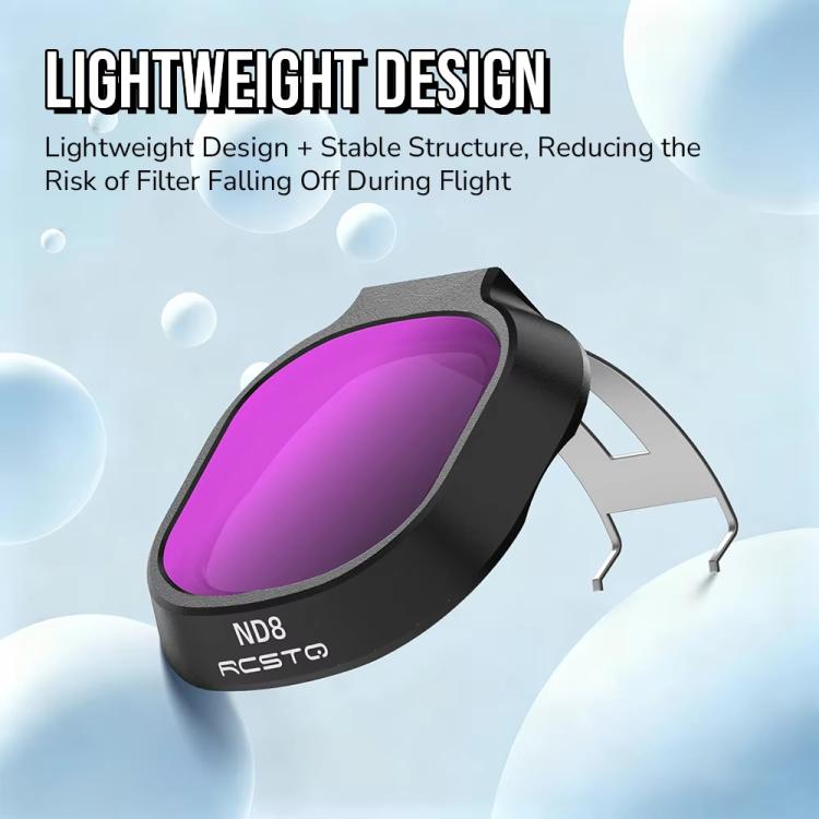 Filtros polarizadores para drones 2 RCSTQ, lentes suaves para cámara voladora, accesorios para reducción de luz, especificac…