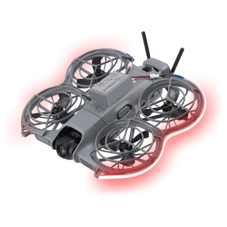 Tira de luz luminosa RCSTQ de alta luminosidad para vuelo nocturno (roja) para DJI Neo