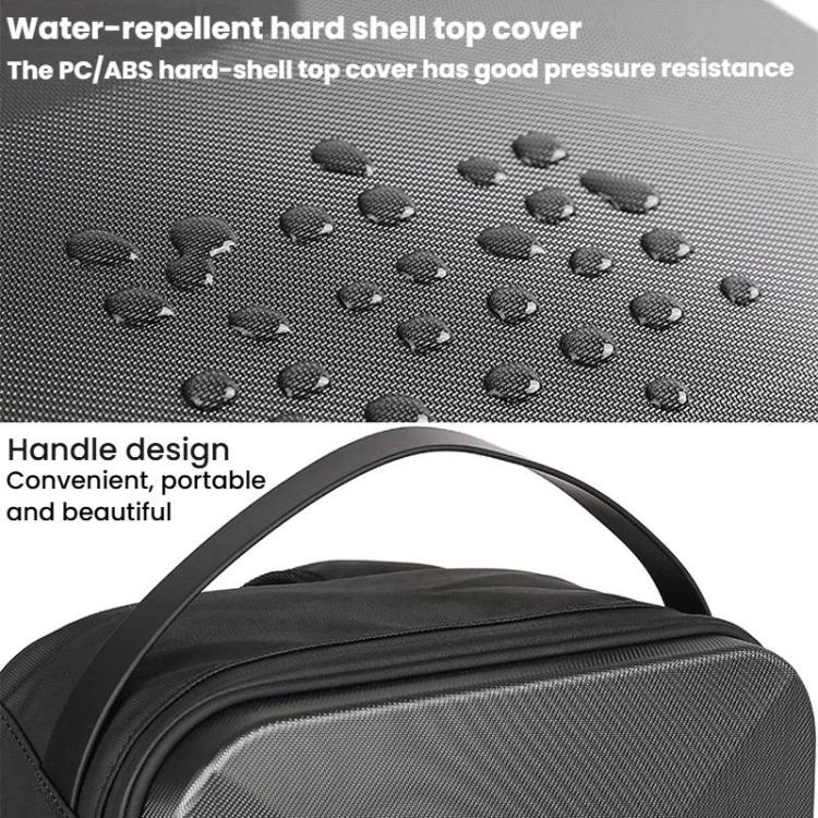 Bolsa organizadora de doble hombro rígida para kit de vuelo suave 2 BKano para DJI Neo (Gris oscuro) — imagen 5