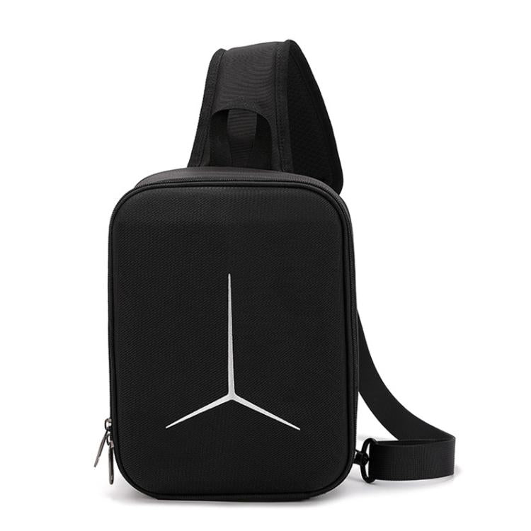 Bolsa organizadora portátil de pecho, resistente al agua, de carcasa rígida, suave al tacto para DJI Neo (negra)