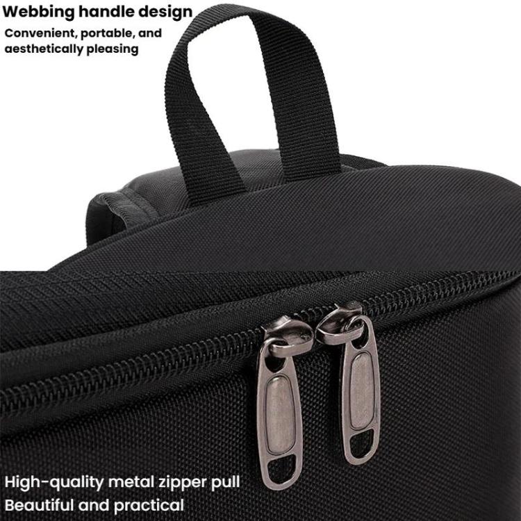 Bolsa organizadora portátil de pecho, resistente al agua, de carcasa rígida, suave al tacto para DJI Neo (negra) — imagen 5
