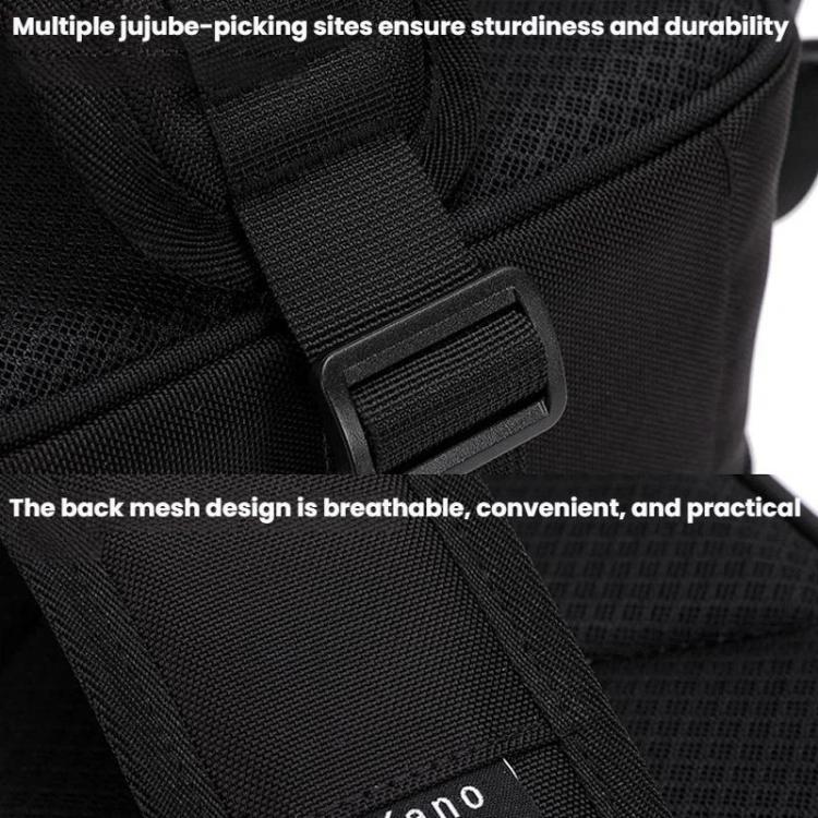 Bolsa organizadora portátil de pecho, resistente al agua, de carcasa rígida, suave al tacto para DJI Neo (negra) — imagen 6