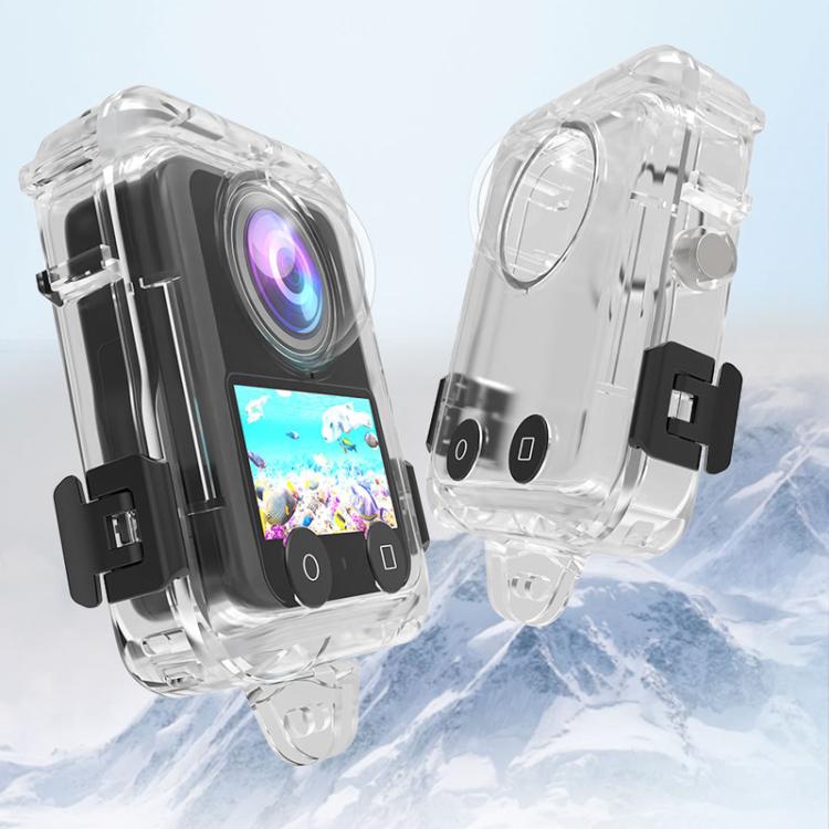 Estuche impermeable invisible para cámara subacuática, para buceo a 40 m de profundidad para DJI Osmo 360