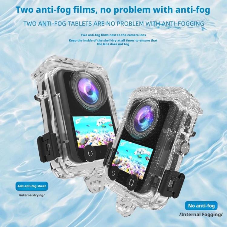 Estuche impermeable invisible para cámara subacuática, para buceo a 40 m de profundidad para DJI Osmo 360 — imagen 3