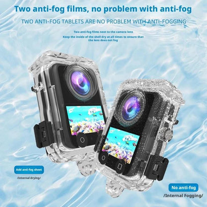 Estuche impermeable invisible para cámara subacuática, para buceo a 40 m de profundidad para DJI Osmo 360 — imagen 3