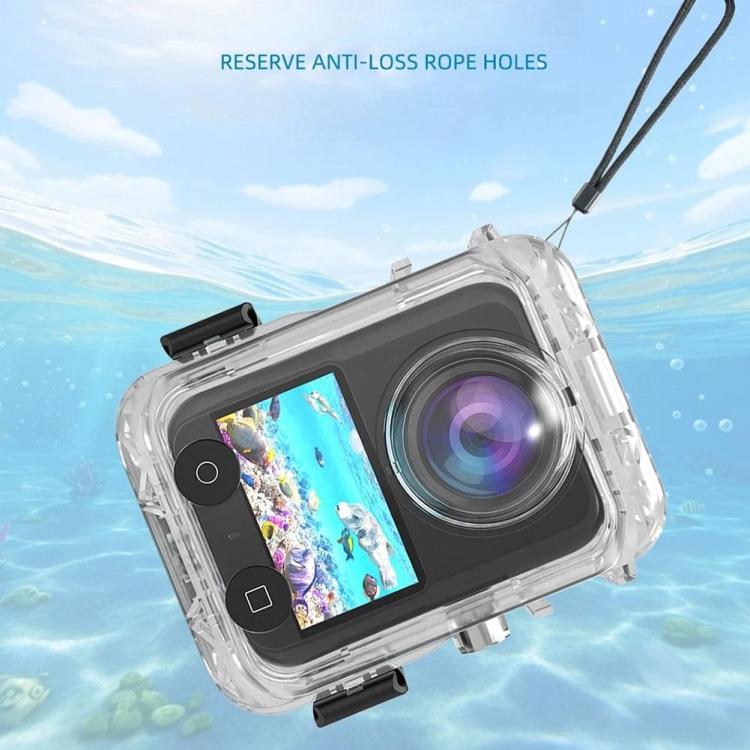 Estuche impermeable invisible para cámara subacuática, para buceo a 40 m de profundidad para DJI Osmo 360 — imagen 4