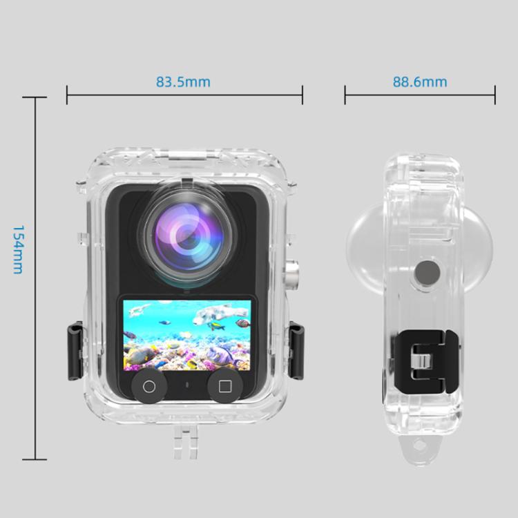 Estuche impermeable invisible para cámara subacuática, para buceo a 40 m de profundidad para DJI Osmo 360 — imagen 7