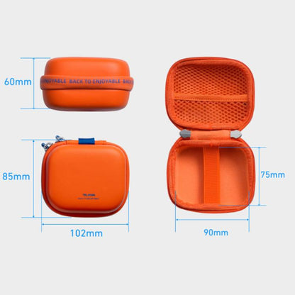 Estuche rígido TELESIN DisAdv Mini para cámaras de acción. Bolsa de almacenamiento Universal con correa para la muñeca para……