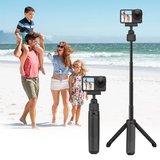 Trípode de mano magnético de liberación rápida para selfies con rotación de 360 grados, 4 y 3 para DJI Osmo Action 5 (negro)…