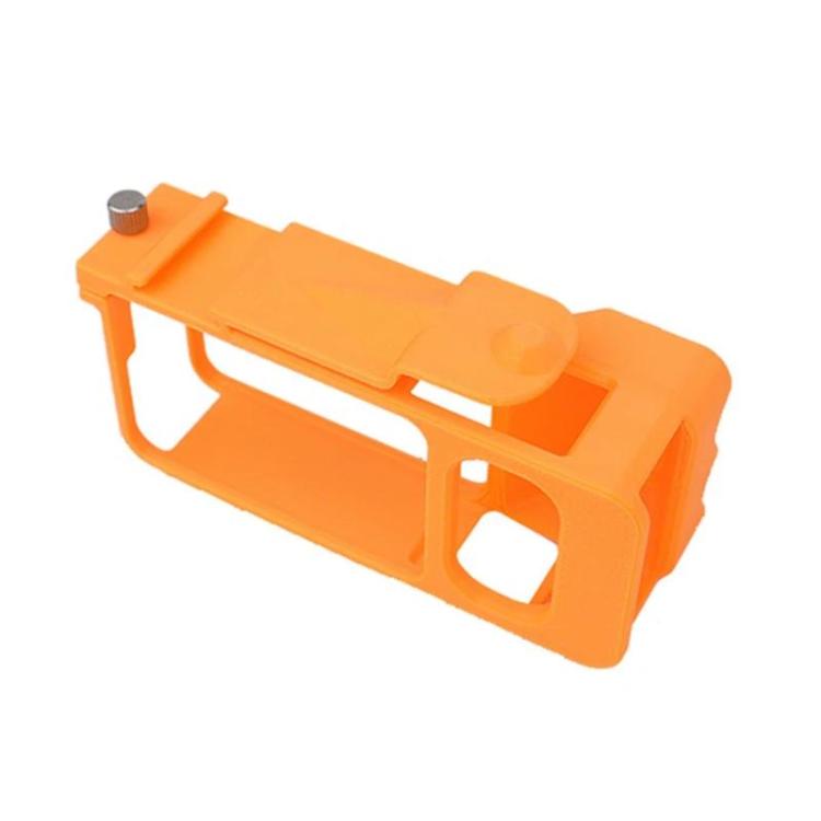Jaula Accesorio de con soporte de mano para cámara de acción Street Photo, especificación: marco naranja para DJI Osmo Actio…