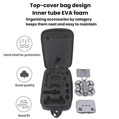 Bolsa organizadora, bandolera de pecho para DJI Neo (negra) — imagen 4