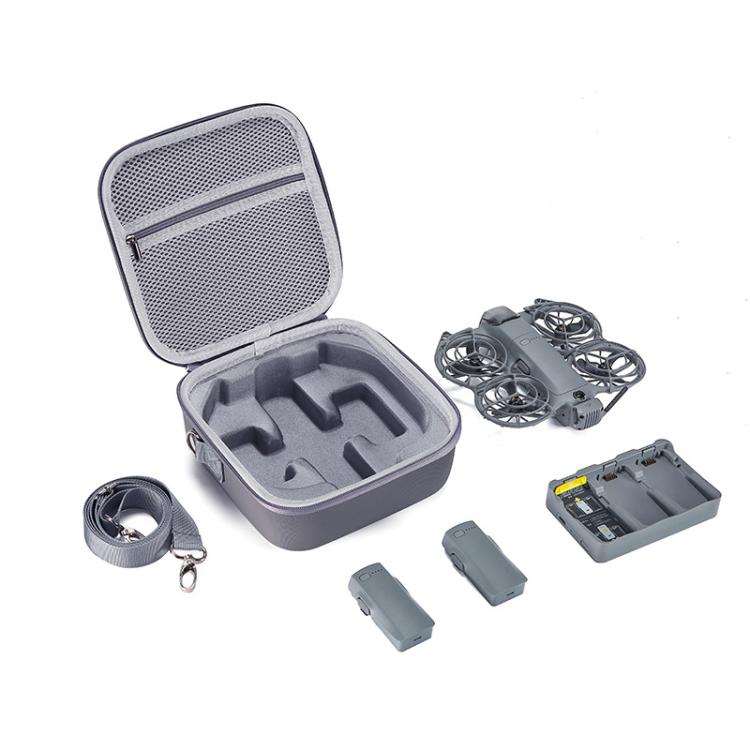 Estuche rígido organizador, bolsa de almacenamiento portátil para exteriores para DJI Neo (gris) — imagen 2
