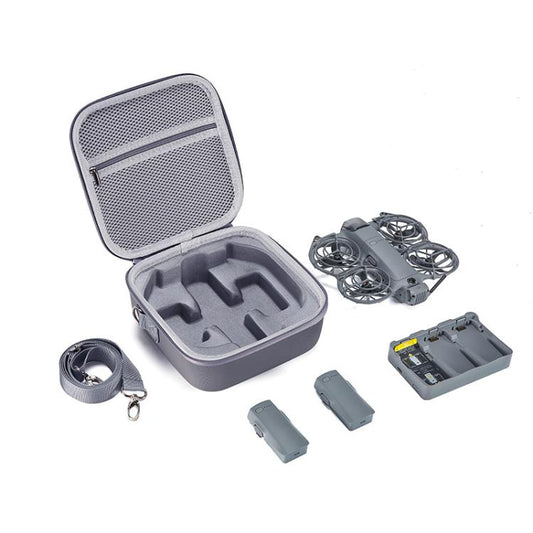 Estuche rígido organizador, bolsa de almacenamiento portátil para exteriores para DJI Neo (gris) — imagen 2