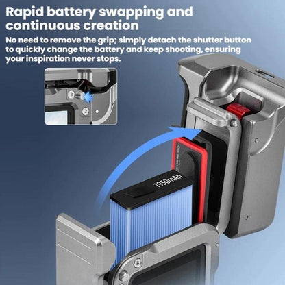 Kit de marco protector de jaula extendida Flymile para DJI Osmo Action 6 (plateado) — imagen 7