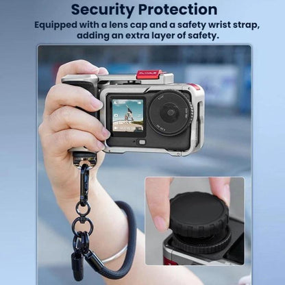 Kit de marco protector de jaula extendida Flymile para DJI Osmo Action 6 (plateado) — imagen 9