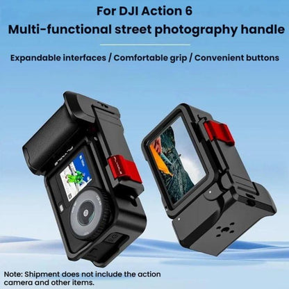 Kit de marco protector de jaula extendida Flymile para DJI Osmo Action 6 (negro) — imagen 2