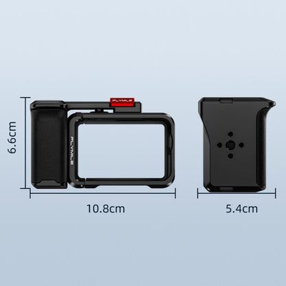 Kit de marco protector de jaula extendida Flymile para DJI Osmo Action 6 (negro) — imagen 3
