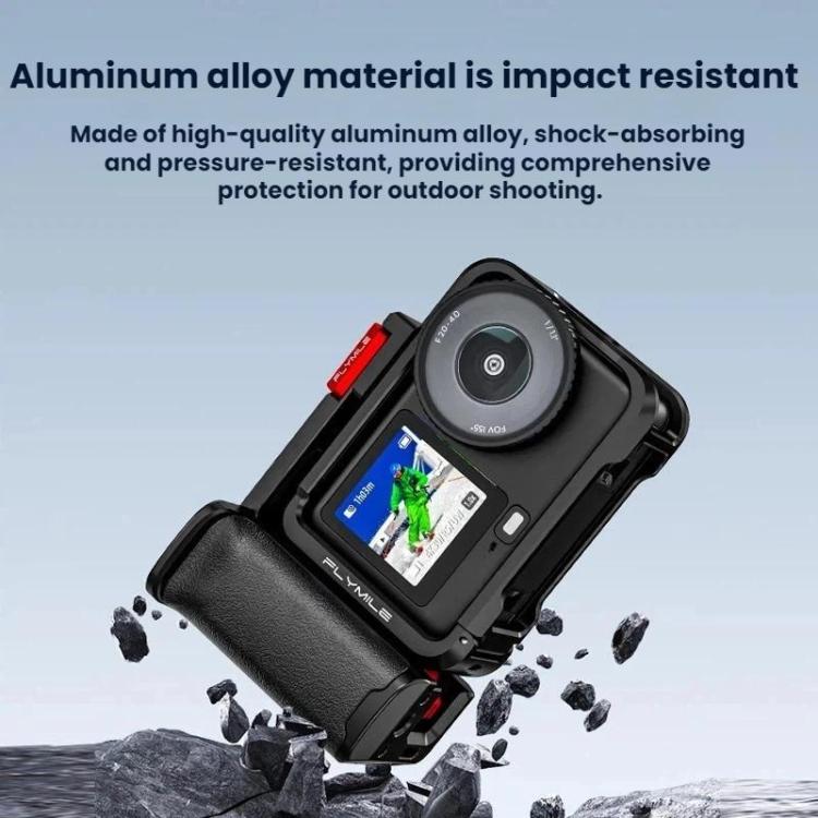 Kit de marco protector de jaula extendida Flymile para DJI Osmo Action 6 (negro) — imagen 7