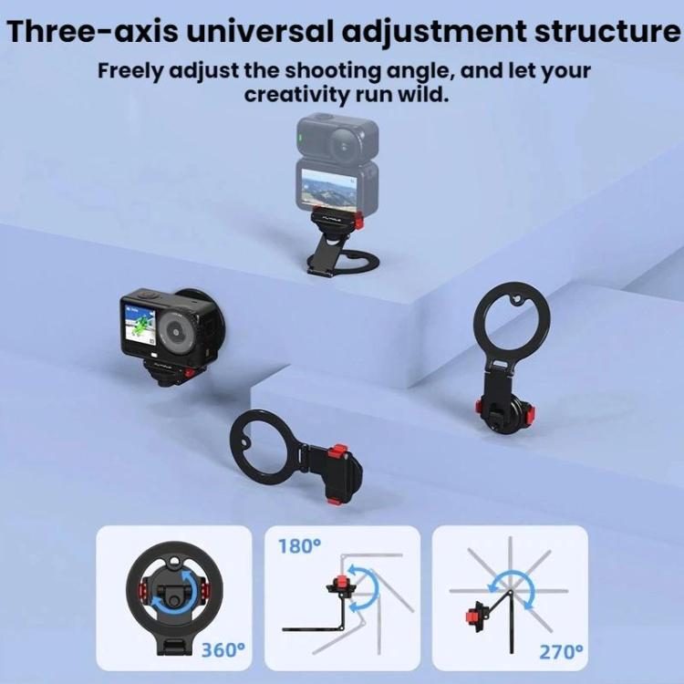 Clip de extensión de soporte magnético bidireccional Flymile para DJI Osmo Action 6 (AC6018) — imagen 3