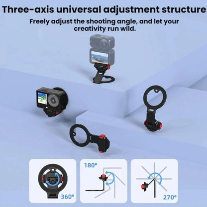 Clip de extensión de soporte magnético bidireccional Flymile para DJI Osmo Action 6 (AC6018) — imagen 3