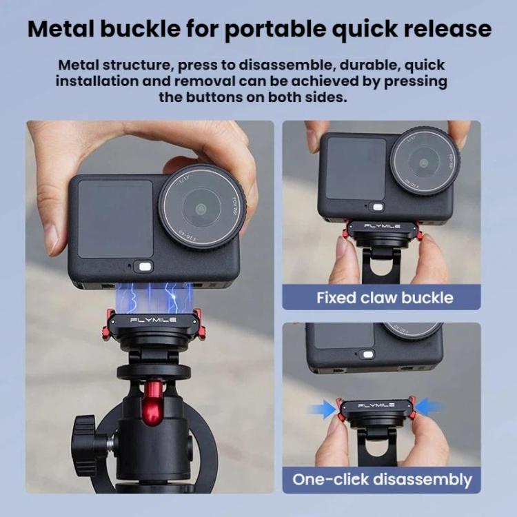 Clip de extensión de soporte magnético bidireccional Flymile para DJI Osmo Action 6 (AC6018) — imagen 7