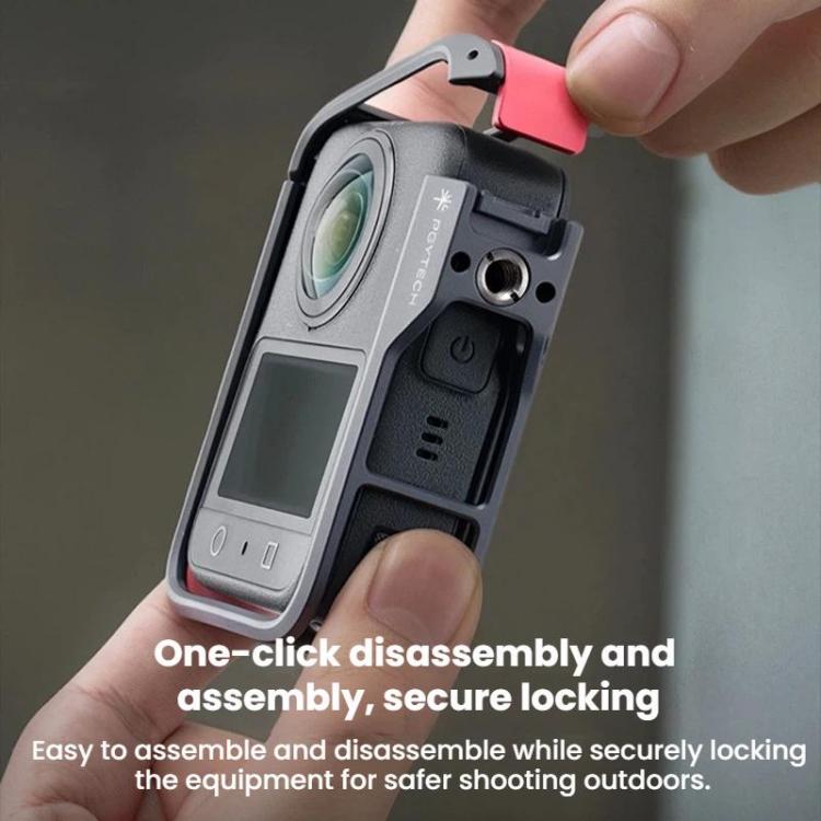 Marco protector extendido de jaula metálica para cámara panorámica PGYTECH para DJI Osmo 360 (P-63B-010) — imagen 6