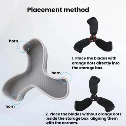 Estuche protector para hélices de dron 2 CQT, resistente a arañazos y desgaste para DJI Neo (negro) — imagen 7