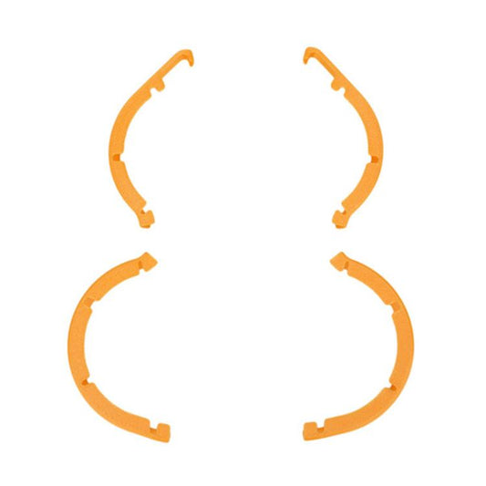 Juego de 4 fundas protectoras para fuselaje y palas anticolisión para DJI Neo (naranja)