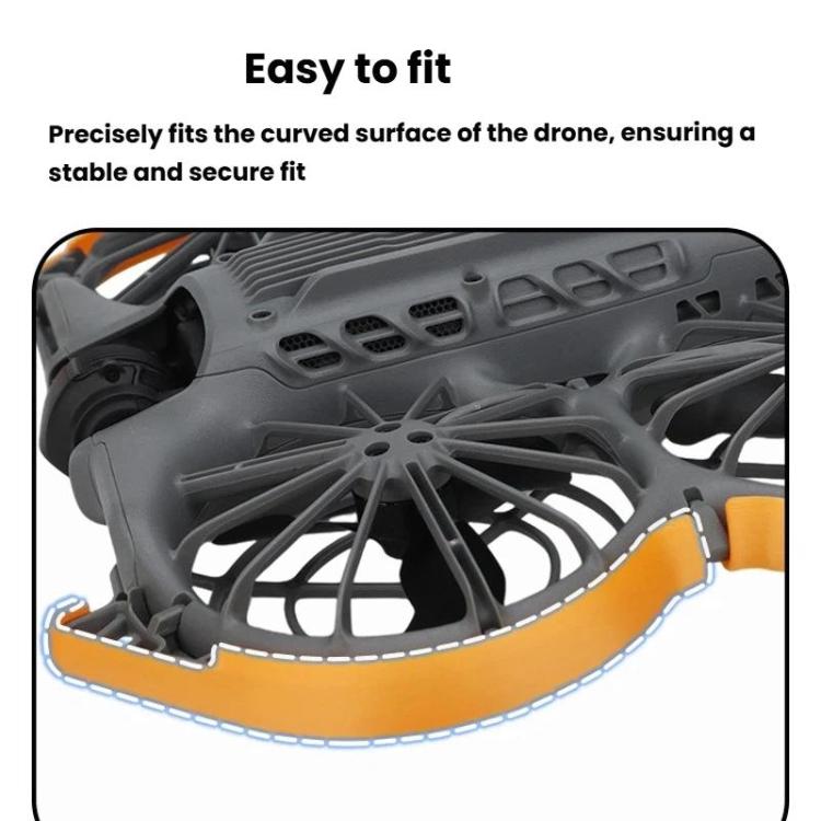Juego de 4 fundas protectoras para fuselaje y palas anticolisión para DJI Neo (gris) — imagen 4