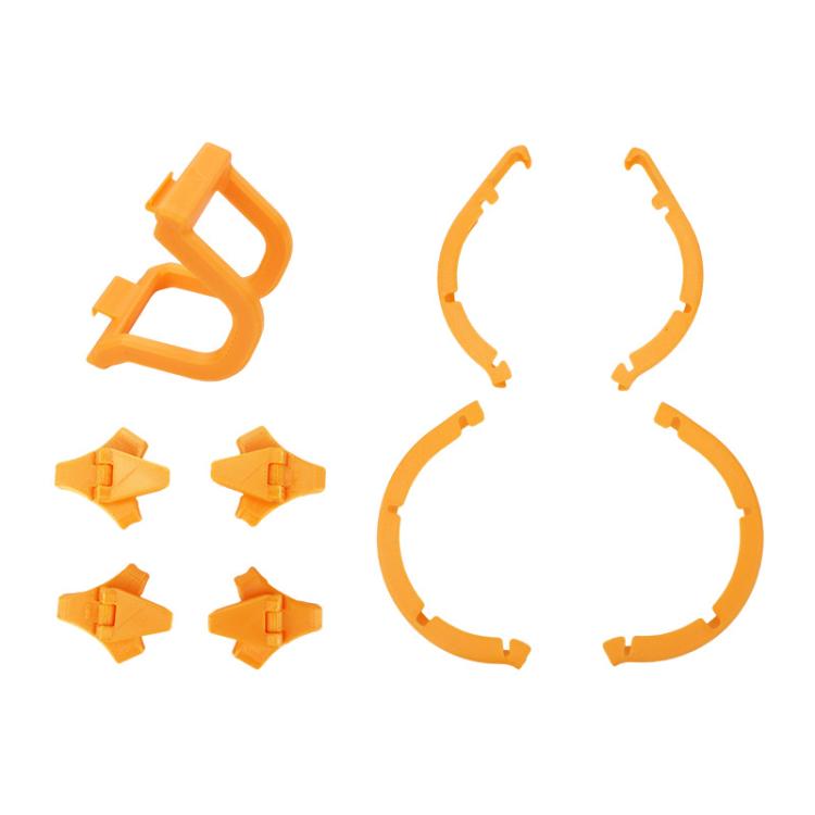 Kit de protección de fuselaje, parachoques, funda protectora y soporte plegable, color naranja) para DJI Neo