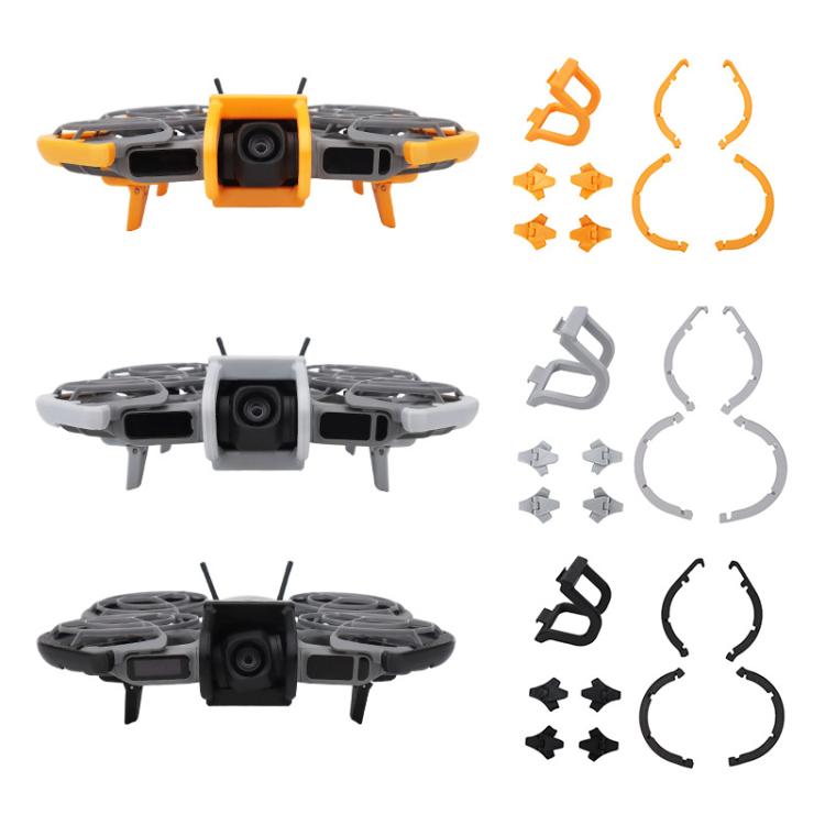 Kit de protección de fuselaje, parachoques, funda protectora y soporte plegable, gris) para DJI Neo — imagen 2