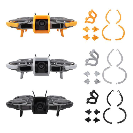 Kit de protección de fuselaje, parachoques, funda protectora y soporte plegable, negro) para DJI Neo — imagen 2