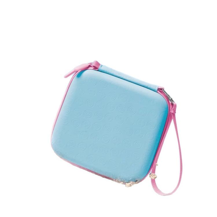Estuche rígido de transporte, bolsa protectora portátil de almacenamiento con asa (azul)
