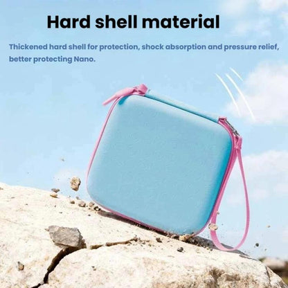 Estuche rígido de transporte, bolsa protectora portátil de almacenamiento con asa (negro) — imagen 6
