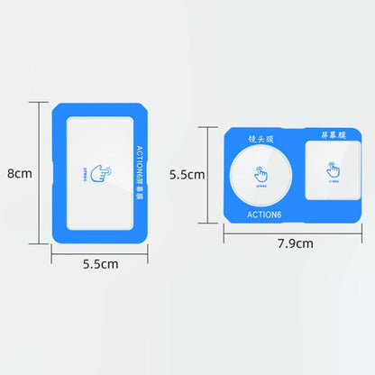 Lente de cámara Protector de pantalla de vidrio templado HD para Flymile para DJI Osmo Action 6 (AC6023) — imagen 2
