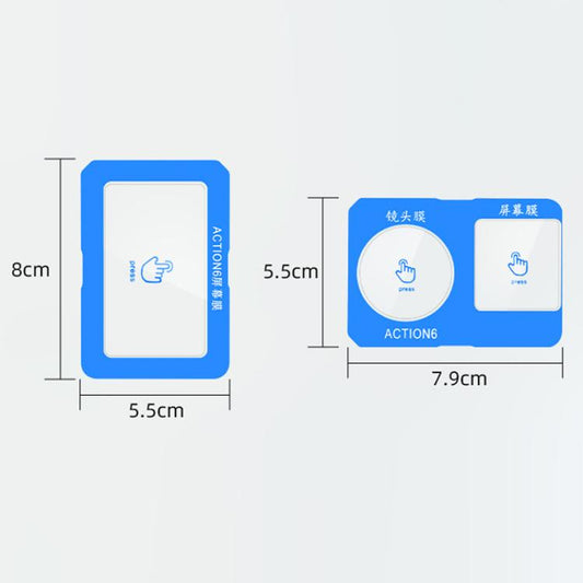 Lente de cámara Protector de pantalla de vidrio templado HD para Flymile para DJI Osmo Action 6 (AC6023) — imagen 2