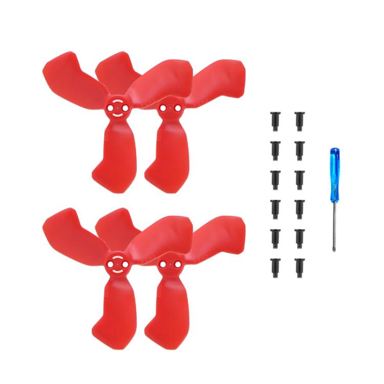 Soporte de protección para hélice de dron Flymile (2 pares) para DJI Neo (rojo)