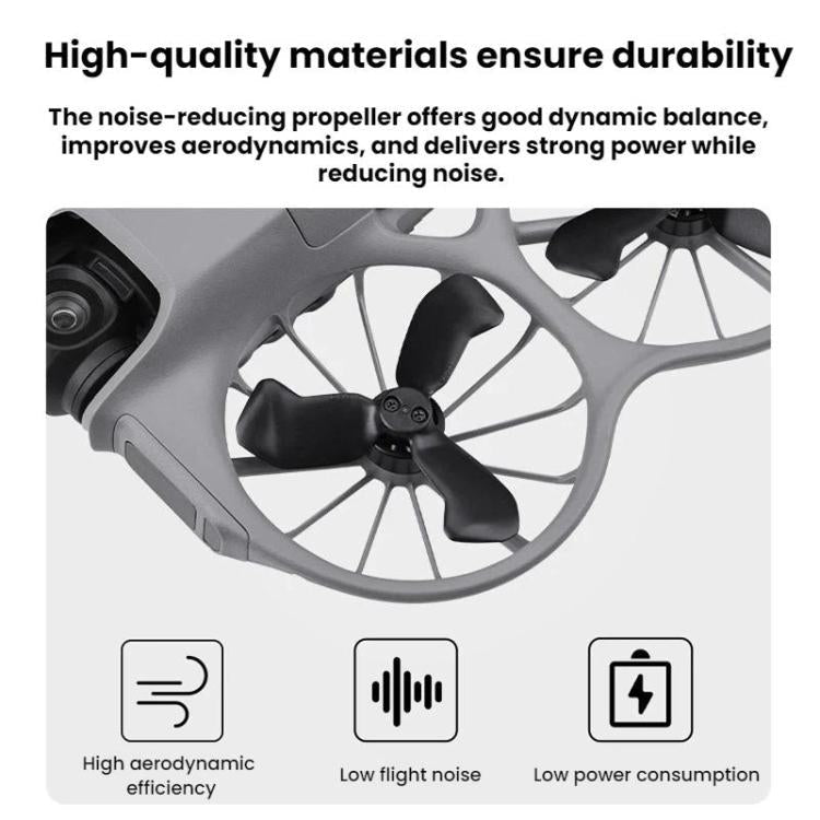 Soporte de protección para hélice de dron Flymile (2 pares, naranja) para DJI Neo — imagen 3