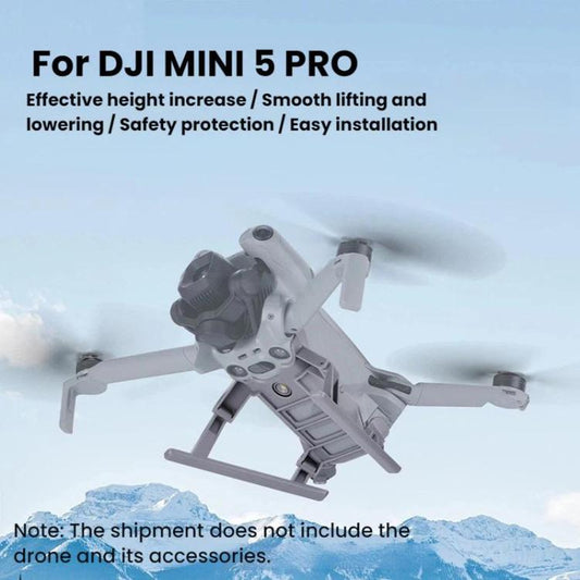 Tren de aterrizaje de altura extendida BRDRC para DJI Mini 5 Pro (gris) — imagen 2