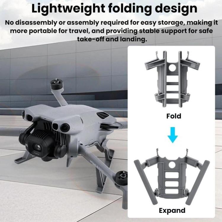 Tren de aterrizaje de altura extendida BRDRC para DJI Mini 5 Pro (gris) — imagen 3